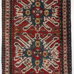 Antique Kazak Chelaberd in perfect condition. cm 212x156. 1870/1880 ca