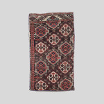 eraly chodor fragment, main carpet. very good colours, cotton and wool wefting. cm 115x55 ca