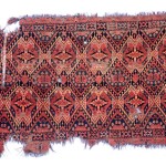 beshir ikat large chuval fragment. 1850 ca