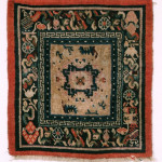 tibetan meditation seating rug, cm 72x65